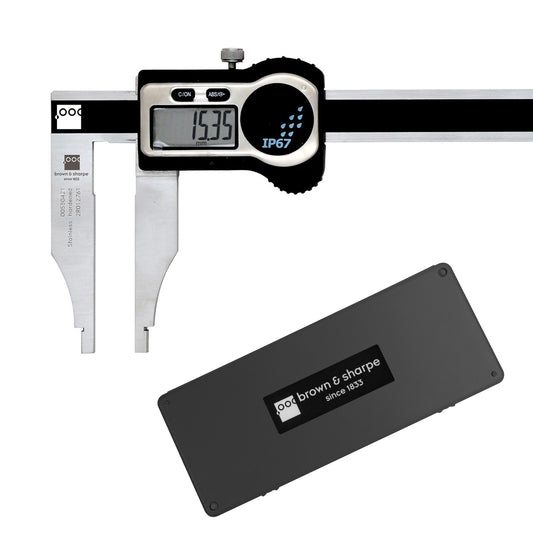 Brown & Sharpe 8in. digital workshop caliper IP67 on white background