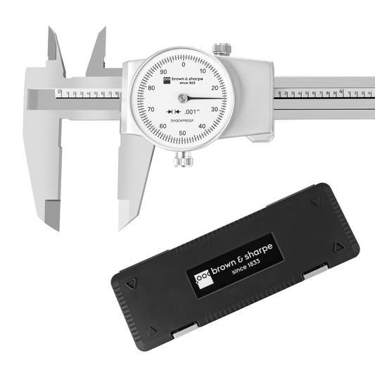 6in. Range Dial Caliper on white background