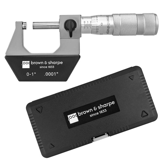 Brown & Sharpe 0 to 1 in. mechanical outside micrometer
