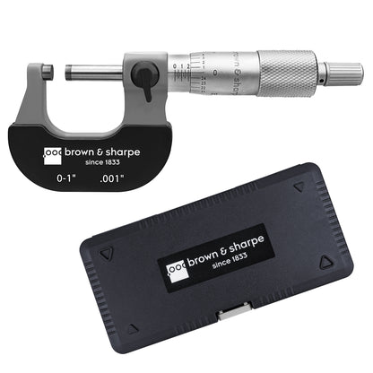 Brown & Sharpe 0 to 4 in. mechanical outside micrometer