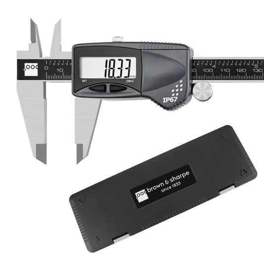 Brown & Sharpe IP67 digital caliper, 6 to 12 in. range