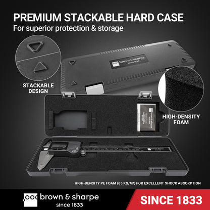Brown & Sharpe digital caliper protective storage case