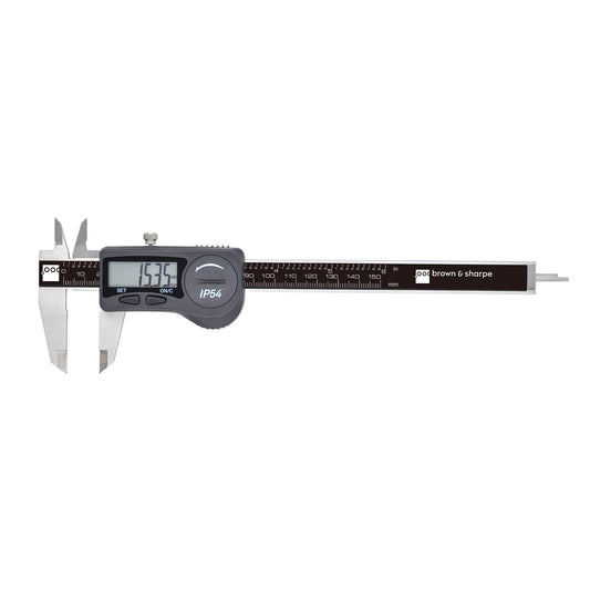 6in./8in./12in. Range Digital Caliper IP54 on white background