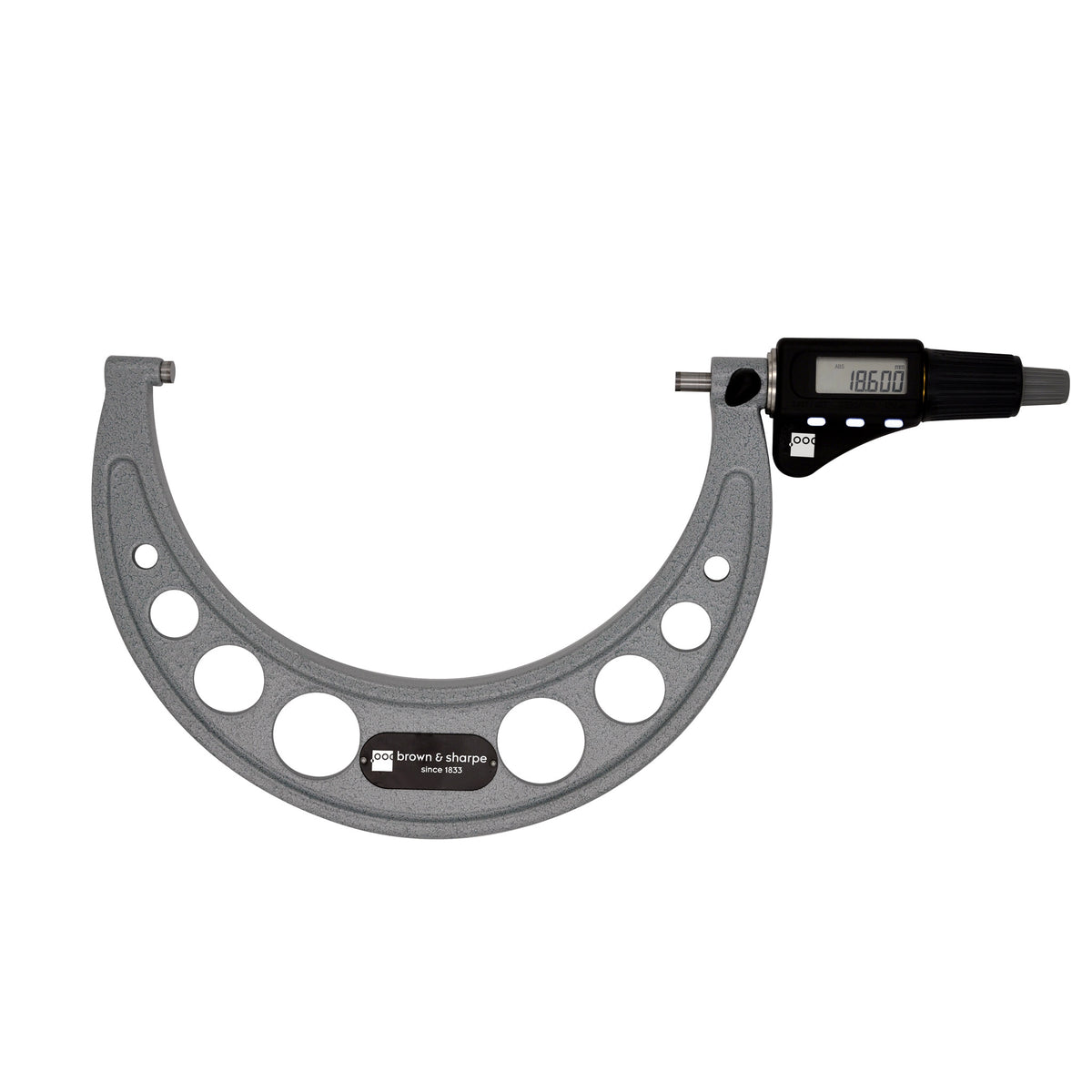 0-12 in. / 0-300 mm Digital Outside Micrometer with OPTO-RS232 on white background