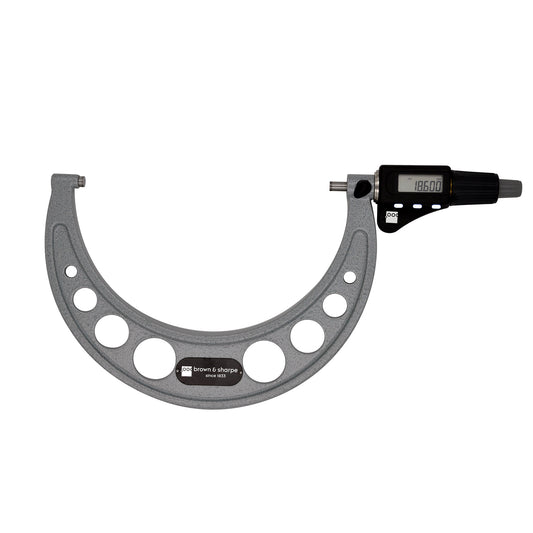 0-12 in. / 0-300 mm Digital Outside Micrometer with OPTO-RS232 on white background