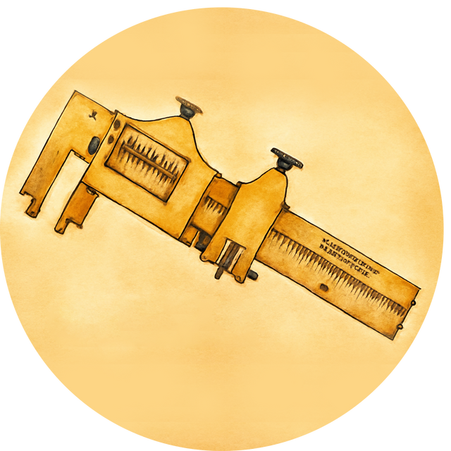 Invented the Pocket Vernier Caliper